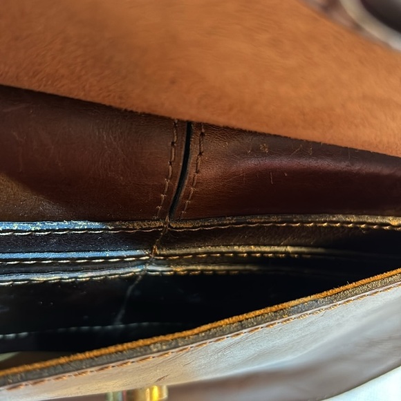 Vintage Patricia Nash Camila Distressed Leather Hobo Bag Vintage - Picture 14 of 15